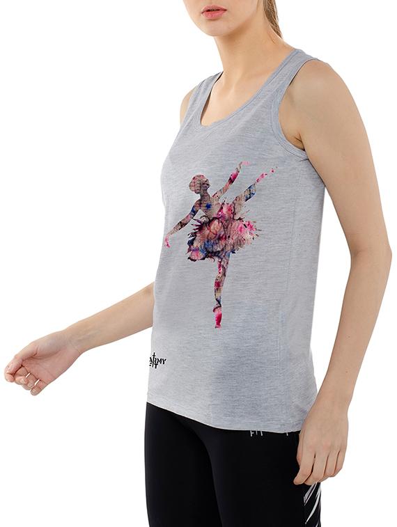 graphic print tank tee - 15616349 - Zoom Image - 2