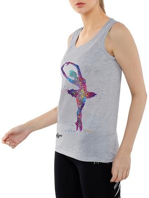 graphic print tank tee - 15616350 - Standard Image - 2