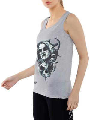 graphic print tank tee - 15616351 - Standard Image - 2