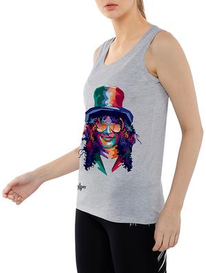 graphic print tank tee - 15616352 - Standard Image - 2