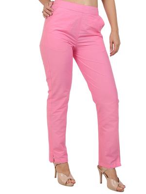 high waist flat front trouser - 15616425 - Standard Image - 2