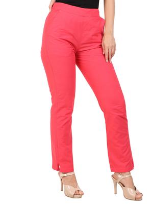 high waist flat front trouser - 15616430 - Standard Image - 2