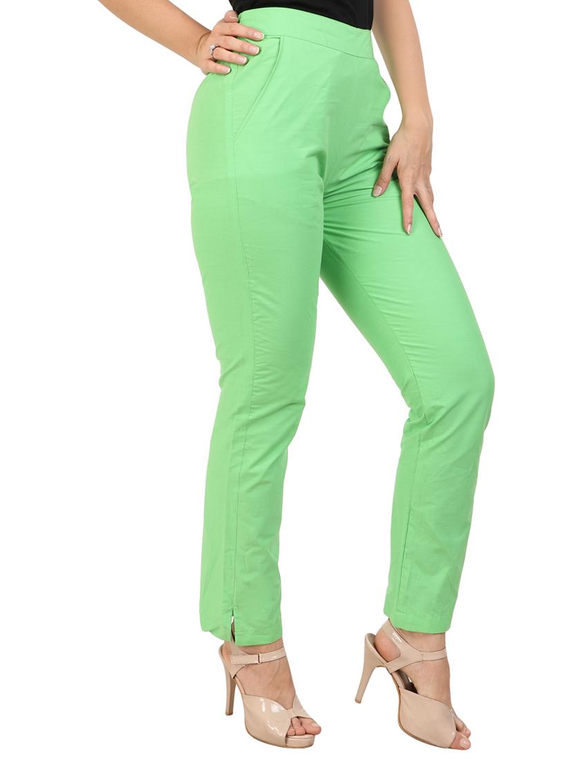 high waist flat front trouser - 15616432 - Zoom Image - 2