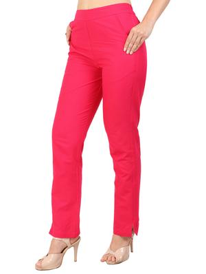 high waist flat front trouser - 15616433 - Standard Image - 2