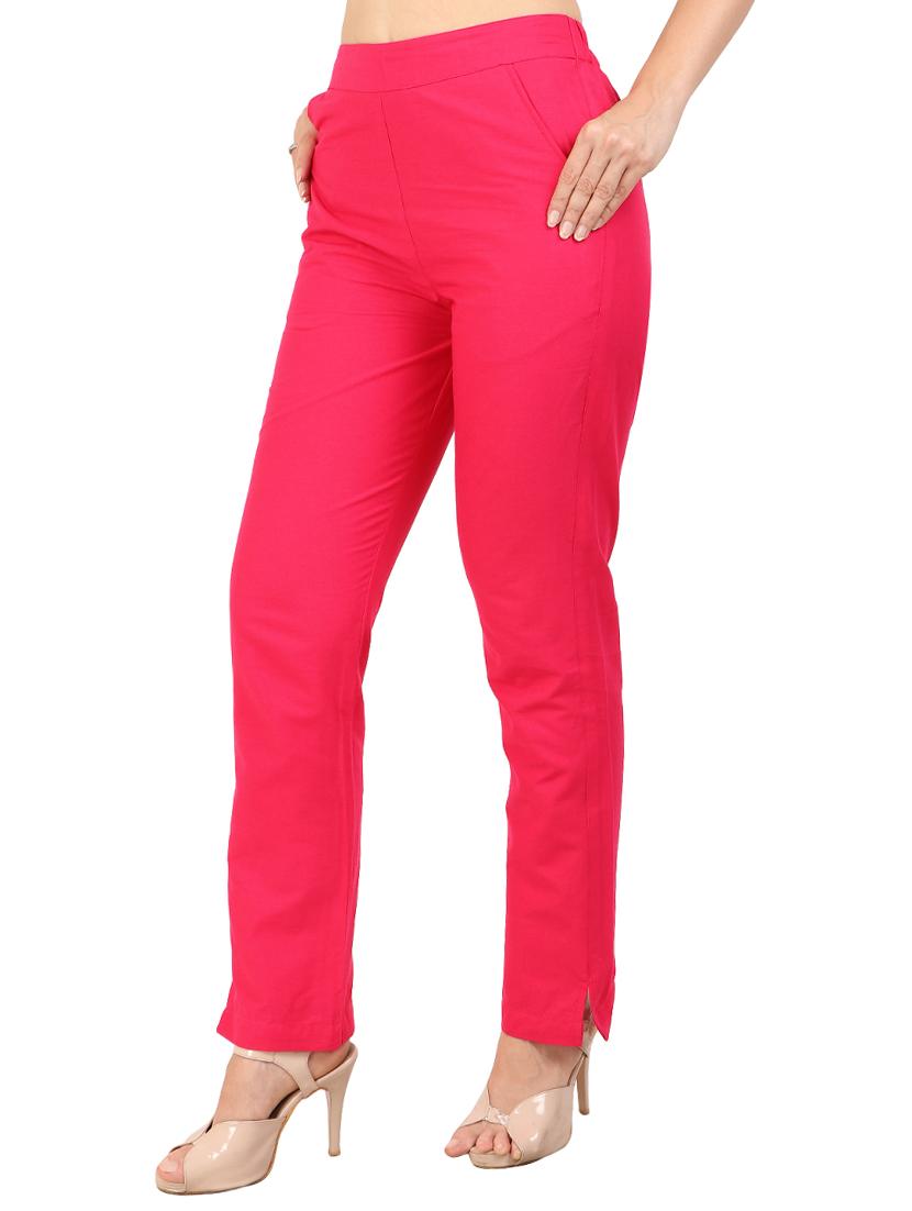 high waist flat front trouser - 15616433 - Zoom Image - 2