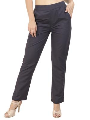high waist flat front trouser - 15616436 - Standard Image - 2