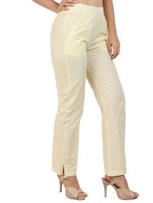 high waist flat front trouser - 15616437 - Standard Image - 2