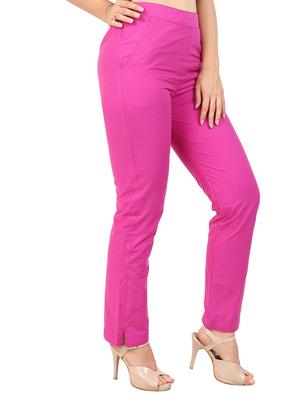 high waist flat front trouser - 15616438 - Standard Image - 2