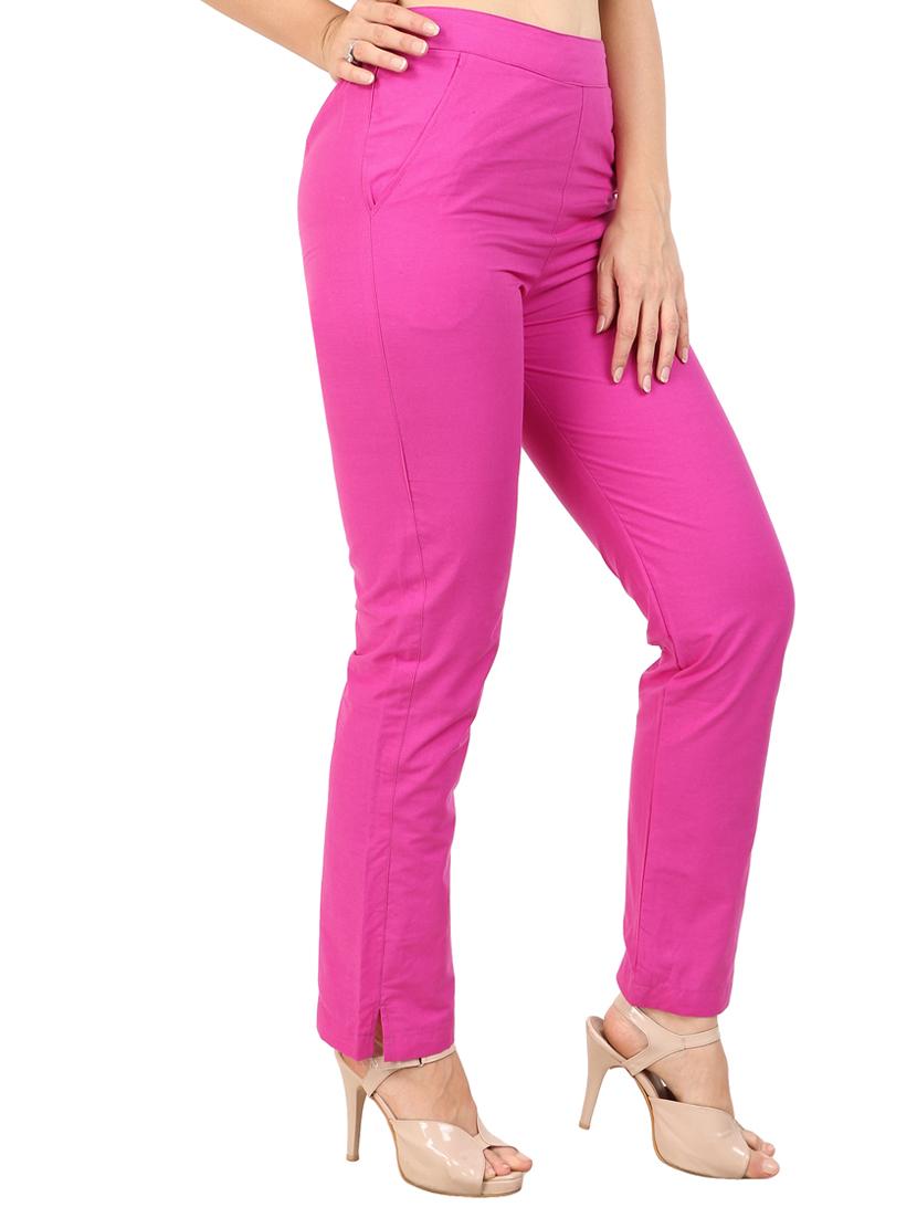 high waist flat front trouser - 15616438 - Zoom Image - 2