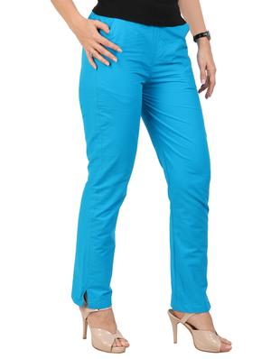 high waist flat front trouser - 15616442 - Standard Image - 2