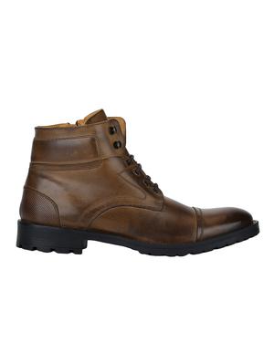 tan Leather high ankle boots - 15616449 - Standard Image - 2