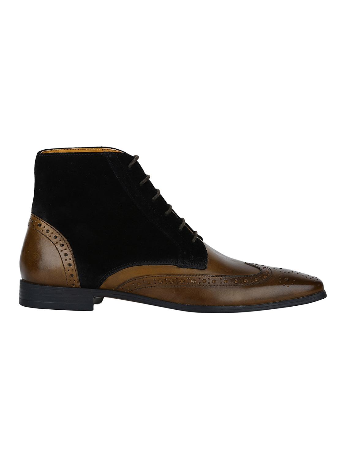 tan Leather low ankle boots - 15616464 - Zoom Image - 2