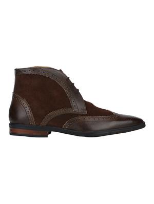 brown Suede low ankle boots - 15616472 - Standard Image - 2