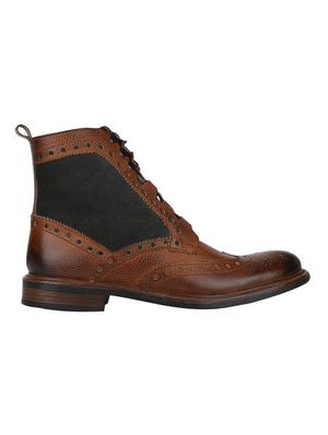 tan Leather high ankle boots - 15616476 - Standard Image - 2