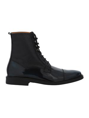 black Leather high ankle boots - 15616480 - Standard Image - 2