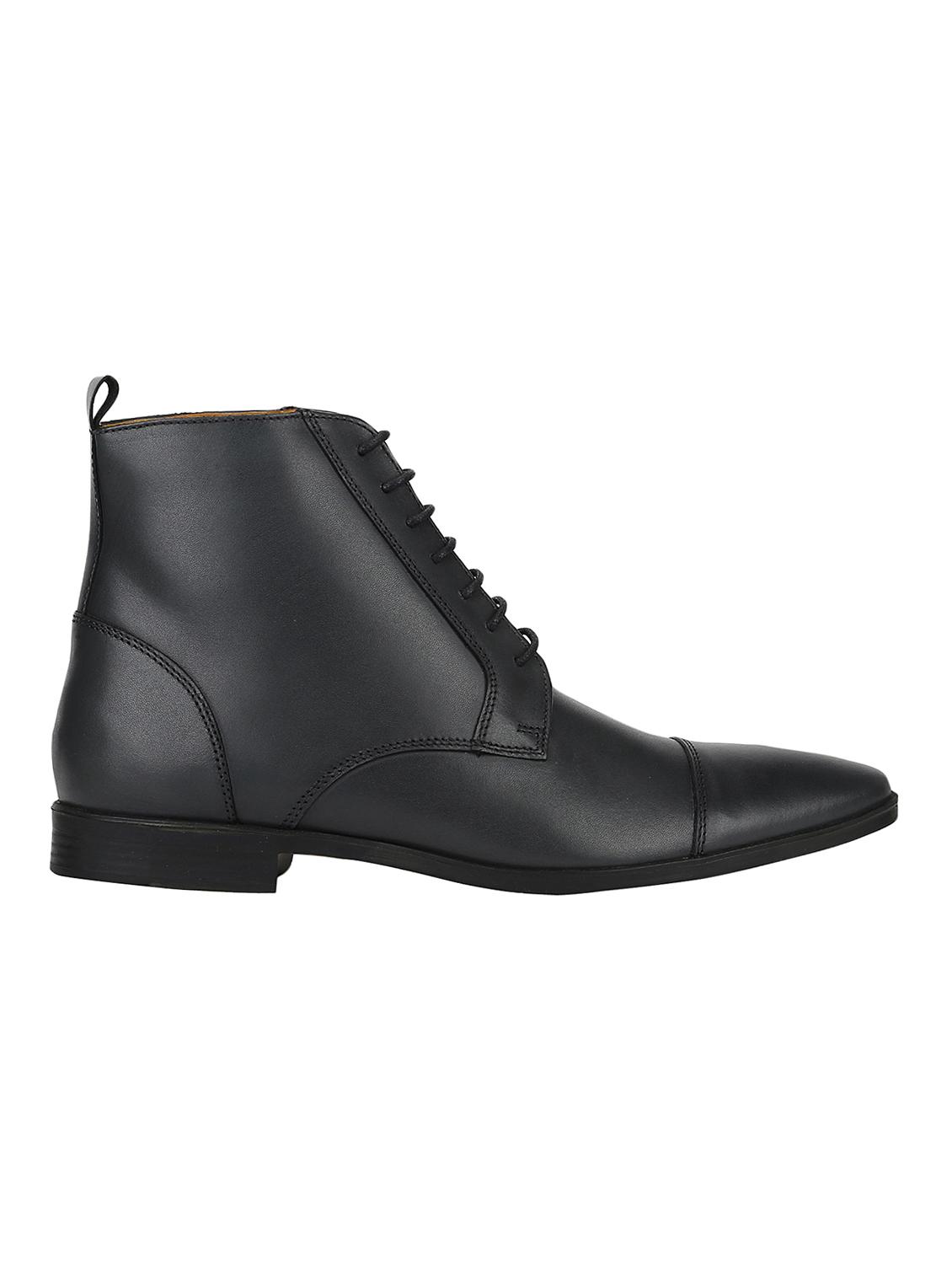 grey Leather high ankle boots - 15616481 - Zoom Image - 2
