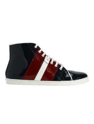 black Patent Leather lace up sneakers - 15616487 - Standard Image - 2