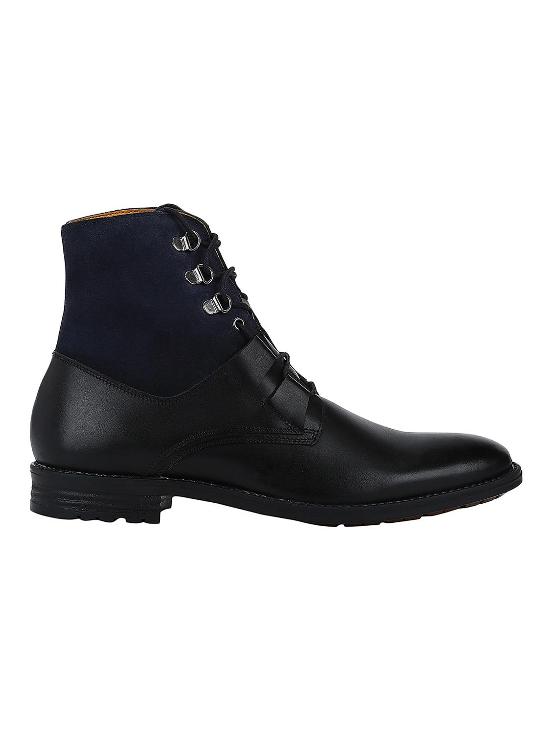 black Leather high ankle boots - 15616491 - Zoom Image - 2