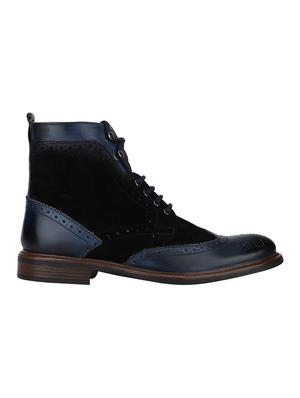 black Leather high ankle boots - 15616494 - Standard Image - 2