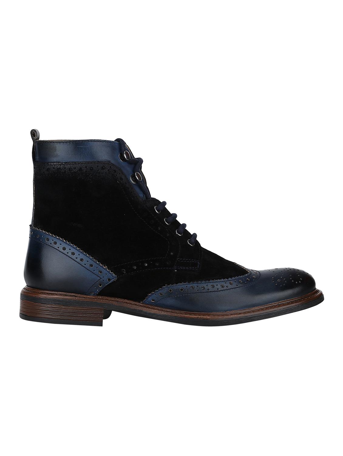 black Leather high ankle boots - 15616494 - Zoom Image - 2