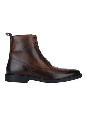 brown Leather high ankle boots - 15616504 - Standard Image - 2