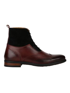 black Leather high ankle boots - 15616510 - Standard Image - 2