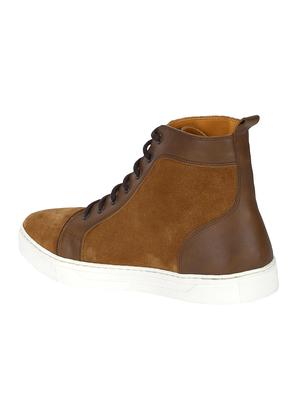 tan Suede lace up sneakers - 15616512 - Standard Image - 2