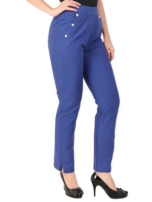 high waist flat front trouser - 15616746 - Standard Image - 2