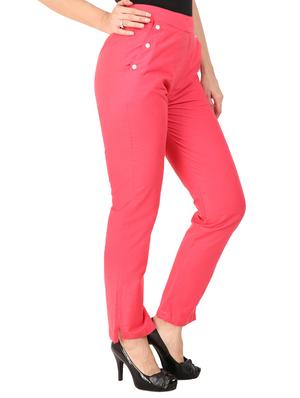 high waist flat front trouser - 15616751 - Standard Image - 2