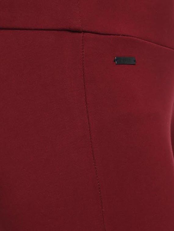 maroon solid high rise jegging - 15616871 - Zoom Image - 5