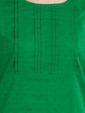 Dobby straight kurti - 15619533 - Standard Image - 5