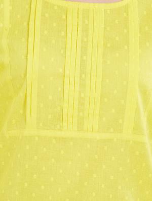 Dobby straight kurti - 15619534 - Standard Image - 5