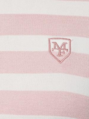 pink cotton blend polo t-shirt - 15619664 - Standard Image - 5