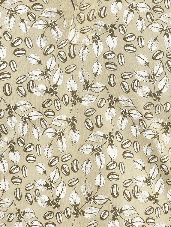 beige cotton all over print t-shirt - 15619668 - Zoom Image - 5