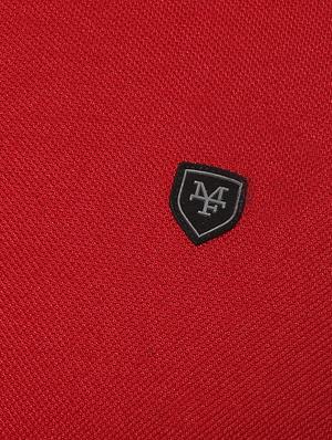 red cotton polo t-shirt - 15619676 - Standard Image - 5