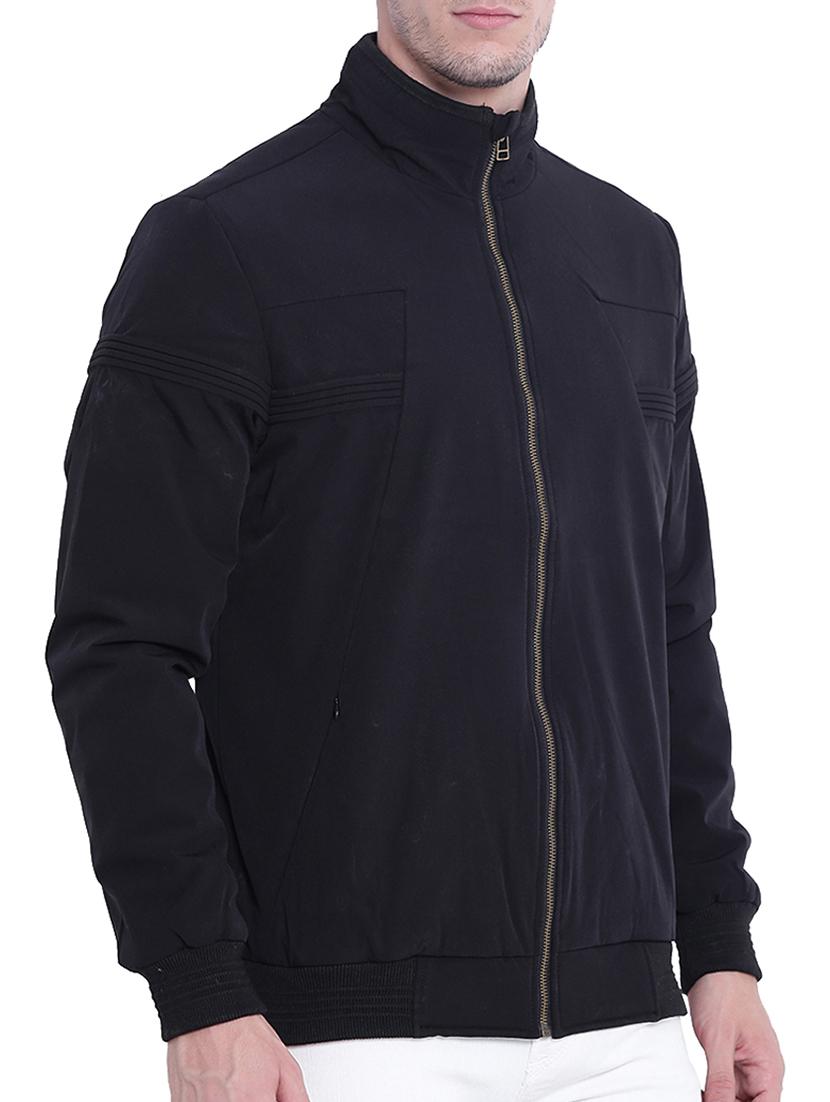 black nylon casual jacket - 15619872 - Zoom Image - 2