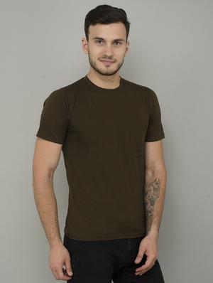 green cotton pocket t-shirt - 15619910 - Standard Image - 2