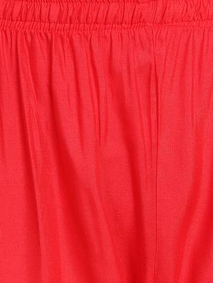 Lace insert solid palazzo - 15619990 - Standard Image - 5