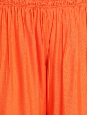 Solid flared palazzo - 15620005 - Standard Image - 5