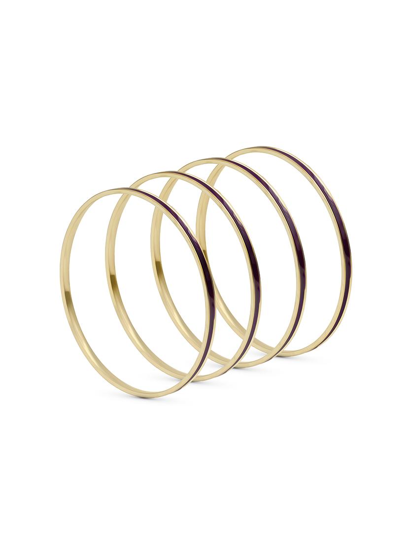 purple brass bangle - 15620449 - Zoom Image - 2