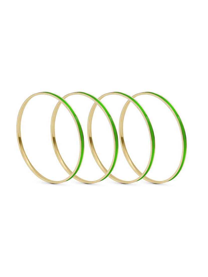 green brass bangle - 15620453 - Zoom Image - 2