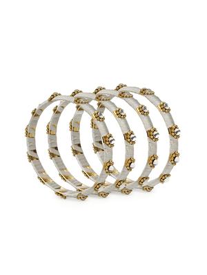 grey brass bangle - 15620507 - Standard Image - 2