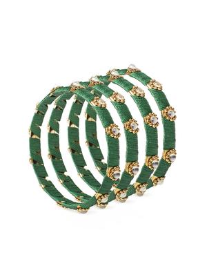 green brass bangle - 15620510 - Standard Image - 2