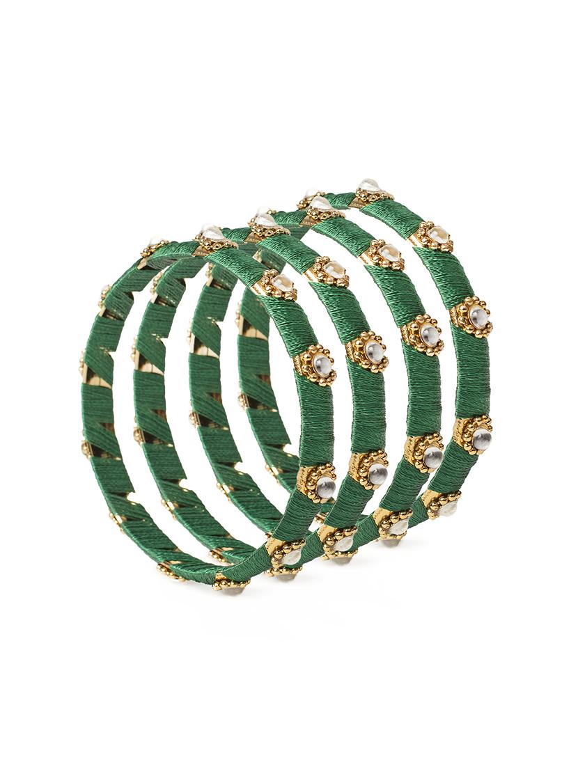 green brass bangle - 15620510 - Zoom Image - 2