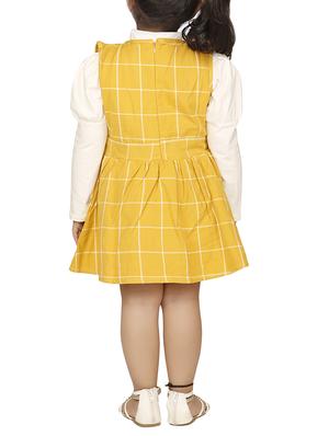 yellow cotton frock - 15620593 - Standard Image - 2