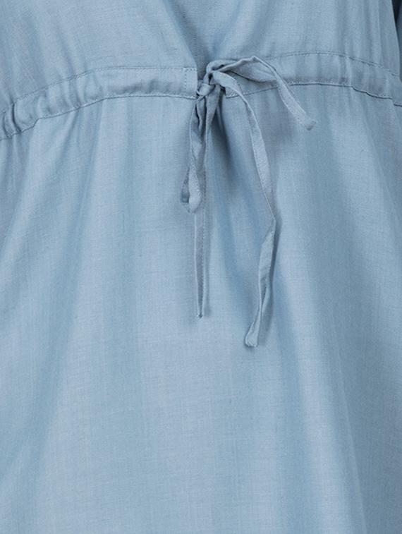 drawstring detail a-line dress - 15620616 - Zoom Image - 5