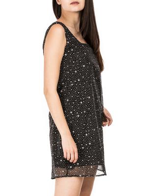 scoop neck star print s-line dress - 15620617 - Standard Image - 2
