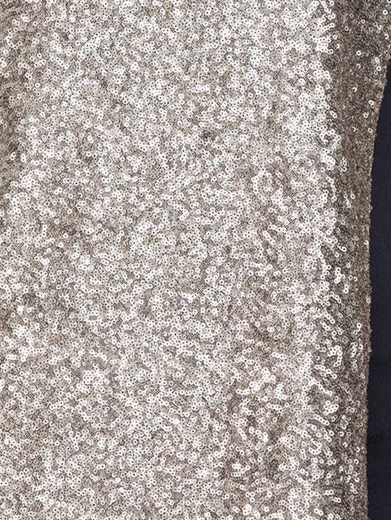sequined overlap panel a-line dress - 15620620 - Zoom Image - 5