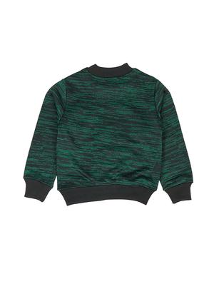 green cotton sweatshirt - 15620626 - Standard Image - 2