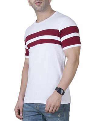 white cotton cut & sew t-shirt - 15620674 - Standard Image - 2